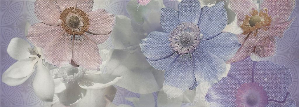 Decor Creation Violet Flor 1  31,6x90 декор