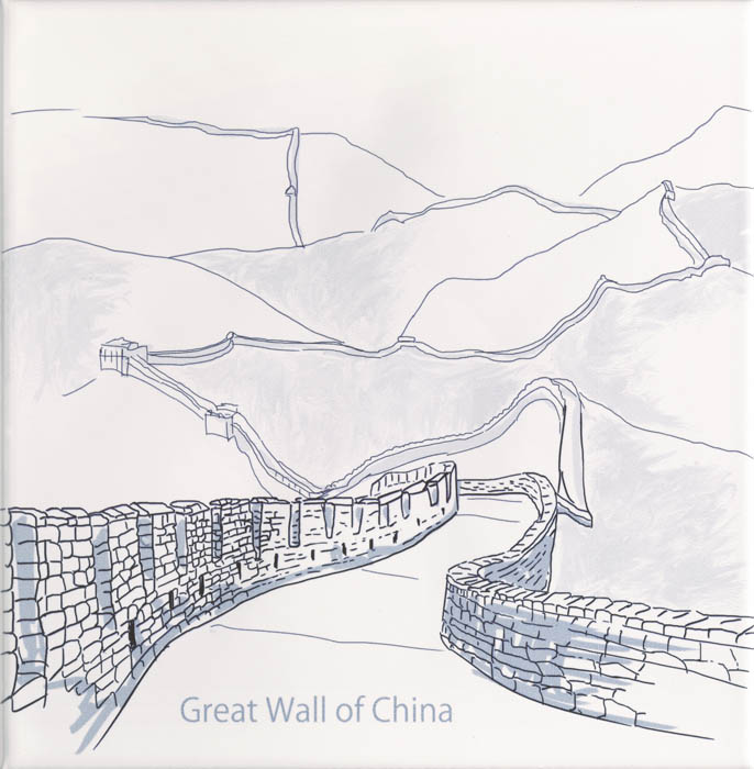 Decor  World 1 Great Wall of China 20x20 декор