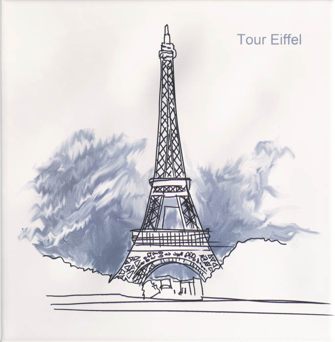 Decor World 2 Tour Eiffel 20x20 декор