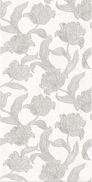 Mallorca  Grey Floris 31,5x63 плитка настенная