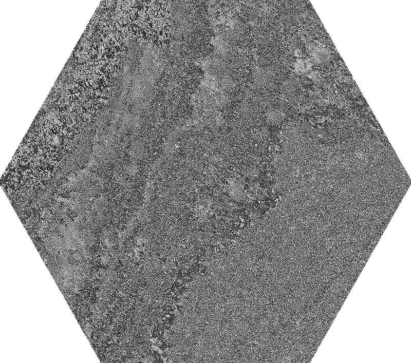 Soft Hexagon Anthracite 23х26 плитка универсальная